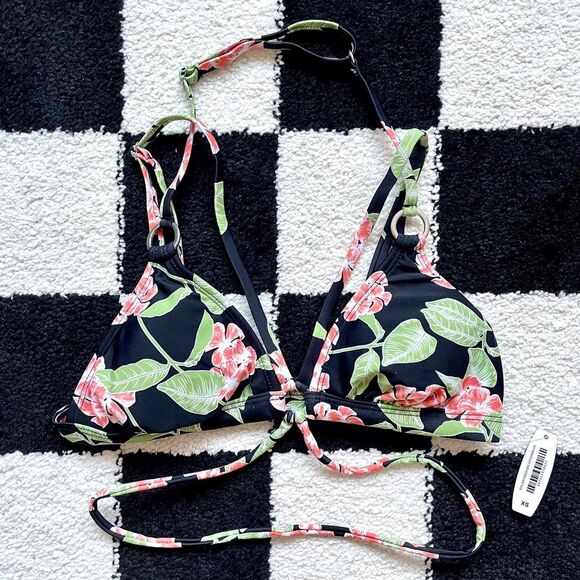 NWT Adore Me Tropical Bikini Top XS - Picture 1 of 4
